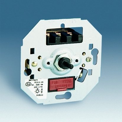 75311-39 Simon Мех Светорегулятор поворотный 40-300W л/н, 200VA д/обм тр-ров