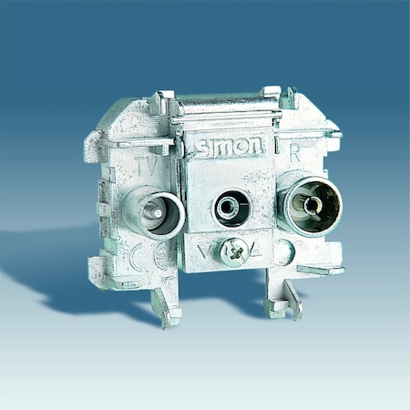 73487-69 Simon 73 Мех Розетка R-TV-SAT проходная