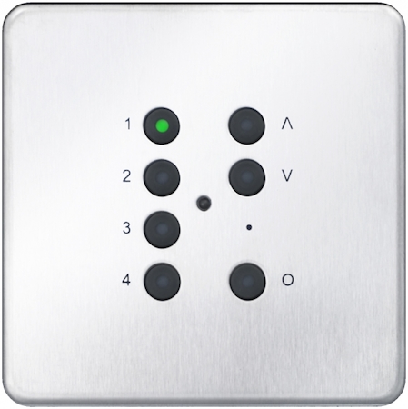 Световые технологии 4911002900 7-кнопочный модуль 125202, матовая нержавейка