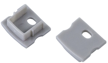 Световые технологии 2398000490 PROFILE S04 end caps with hole (set of 2 pcs)