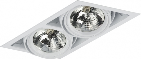 Световые технологии Светильник SNS 2х70 с пласт. боксом (комплект) белый 46267002/1155001250