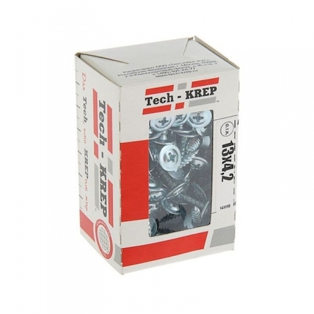 Tech-KREP 102138 Саморез ШСММ 4,2х13 (200 шт) - коробка с ок. Tech-Krep
