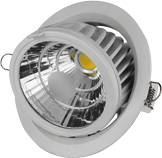 VARTON V1-R0-00059-10R01-2003540 Светодиодный светильник "ВАРТОН" Downlight поворотный круглый 15° 190*146,6 мм 35W 4000K 1/6