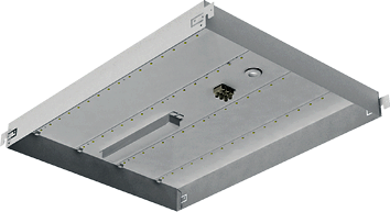 VARTON V1-A2-00011-10000-2003640 Светодиодный светильник "ВАРТОН" для потолка Ecophon Focus Lp 588*462*57мм 36 ВТ 4000К