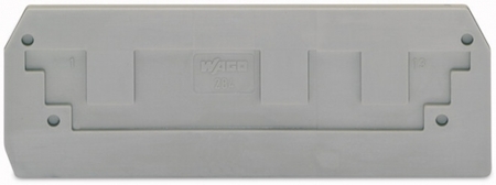 Wago 284-308 Торцевая и промежуточная пластина