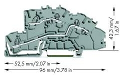 Wago 2003-7642 Многоуровневая клемма для установки