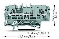 Wago 2002-1661 Базовая клемма