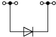 Wago 2004-1411/1000-400 Клемма 4-провод.,4 кв.мм. с диодом
