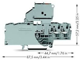 Wago 2002-1811/1000-541 Клемма с размыкателем