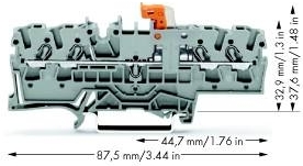 Wago 2002-1871 Клемма с центральной маркировкой