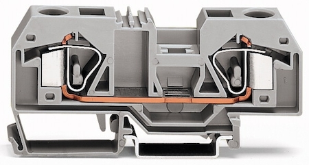 Wago 283-904 2-проводная проходная клемма