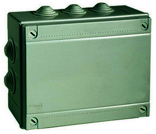 ДКС 53800R Коробка ответвит. с 6 кабельными вводами д.25мм, IP55, 100х100х50мм (розница)