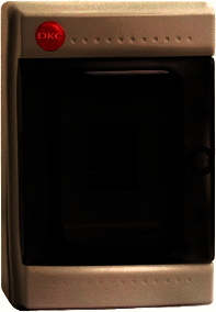 ДКС 85604 Щиток настен. с дверцей, 4 мод.,IP65