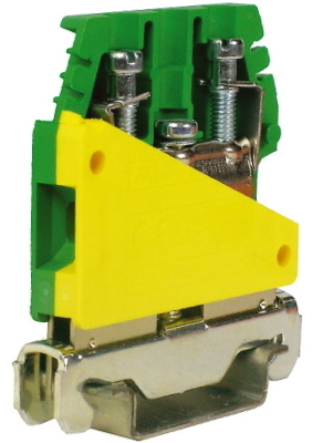 ДКС ZTO110 TE.4/6/O, зажим для заземления желт.зелен 6 кв.мм