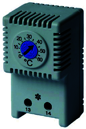 ДКС R5THV2 Термостат, NO контакт, диапазон температур: 0-60 °C