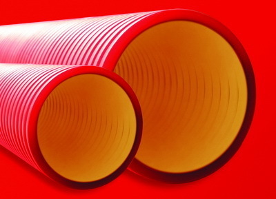 ДКС 160911 Двустенная труба ПНД жесткая для кабельной канализации д.110мм, SN12, 6м, цвет красный