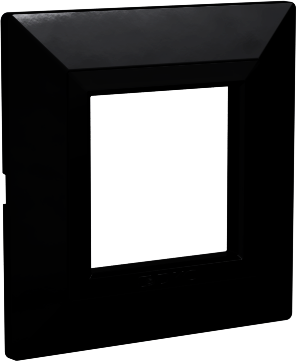 ДКС 4402852 Рамка из металла, "Avanti", черная, 2 модуля