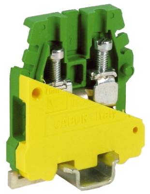 ДКС ZTR200 TR.4(Ex), зажим для заземления желт.зелен 4 кв.мм