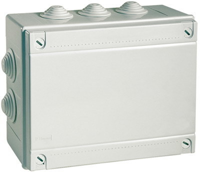ДКС 54300 Коробка ответвит. с 10 кабельными вводами д.40мм, IP55, 300х220х120мм