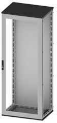 ДКС R5CQE1666X Сборный шкаф CQE, застеклённая дверь и задняя панель, 1600x600x600мм