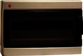 ДКС 85618 Щиток настен. с дверцей 18 мод.,IP65, серый