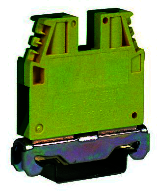 ДКС ZTO120-RET TEC.6/O, зажим для заземления желт.зелен 6 кв.мм