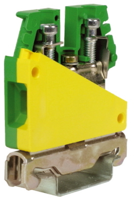 ДКС ZTO500 TE.10/O, зажим для заземления желт.зелен 10 кв.мм