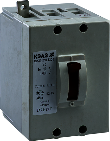 100811 Выключатель автоматический ВА21-29Т-120010-25А-1,5Iн-600DC-У3-КЭАЗ