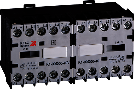 КЭАЗ 117142 Мини-контактор реверсивный OptiStart K1W-09D00-40MC-230AC