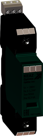 КЭАЗ 114271 Ограничитель импульсных перенапряжений (УЗИП) OptiDin OM-I-1-280/12,5/S