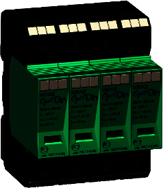КЭАЗ 114303 Ограничитель импульсных перенапряжений (УЗИП) OptiDin OM-II-4-280/40/X