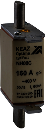 КЭАЗ 144556 Вставка плавкая OptiFuse NH00С-100-400АС-0-gG-УХЛ3