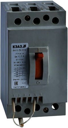 107631 Выключатель автоматический ВА13-25-3200-10А-7Iн-1000AC-О5-КЭАЗ