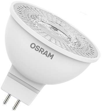 Osram 4058075129009 Светодиодная лампа LED STAR MR16 3,4W (замена35Вт),теплый белый свет, 110°, 220-240 вольт, GU5,3
