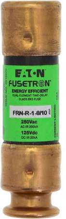 Предохранитель FUSETRON 250В АС/125В DC Time-delay RK5 EATON FRN-R-1-8-10