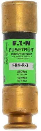 Предохранитель FUSETRON 250В АС/125В DC Time-delay RK5 EATON FRN-R-3