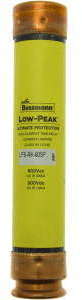 Предохранитель LOW PEAK 600В АС/300В DC TIME DELAY RK1 EATON LPS-RK-60SPI