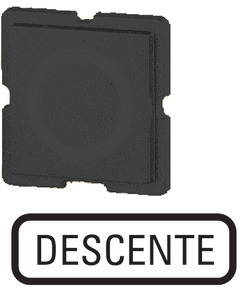 Шильдик "DESCENTE" 373TQ25 черн. EATON 092775