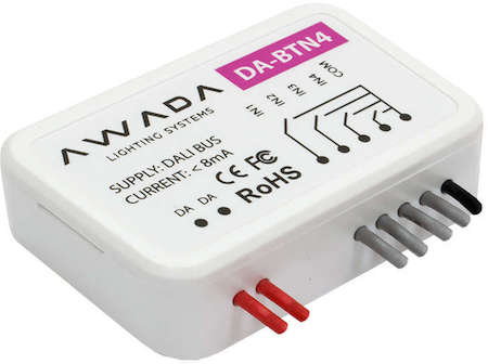 Модуль подключения настенного выключателя DA-BTN4 AWADA DA-BTN4