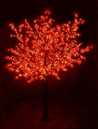 Дерево светодиодное "Сакура" 3.6м диаметр кроны 3м красн. IP54 понижающий трансформатор Neon-Night 531-232