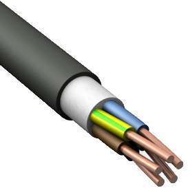 Кабель ВВГнг(А)-LS 5х6 (м) Конкорд 210