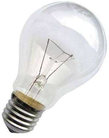 Лампа накаливания Б 75Вт E27 230-230В (верс.) Лисма 304169500\304306300
