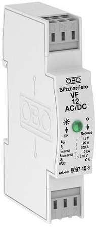 OBO Bettermann Разрядник MSR для 2-полюсн. энергосбережения 24В VF 24-AC/DC OBO 5097607