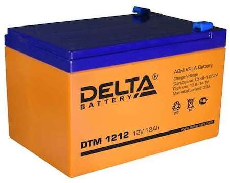 Аккумулятор 12В 12А.ч Delta DTM 1212