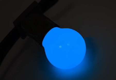 Фото Лампа накаливания декоративная ДШ цветная 10 Вт E27 для BL синяя