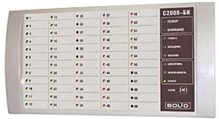 Блок С2000-БИ SMD индикации (отображает 60 разделов интерфейс RS-485 питание 10-28В) Болид 004738