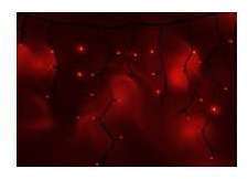 Neon-Night Гирлянда Айсикл "ПЛАЙ-ЛАЙТ Каучук" 0.9х5.6м 240LED 15Вт 220В IP54 красн.; черн. провод NEON-NIGHT 255-242