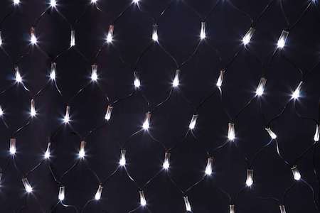 Neon-Night Гирлянда Сеть "НЕТ ЛАЙТ" 2.5мх2.5м 432LED 26Вт 220В IP44 черн. провод; бел. NEON-NIGHT 215-031
