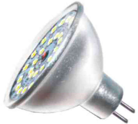 Новый свет Лампа светодиодная HLB 05-12-W-02 5Вт 3000К тепл. бел. GU5.3 12В Новый Свет 500016