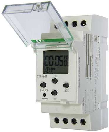 Евроавтоматика F&F Реле времени STP-541 (1канал 4х-временное для вращения электродвиг. 24-264В AC/DC 2х16А 2перекл. IP20 монтаж на DIN-рейке) F&F EA02.002.008